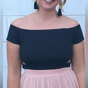 Black Crop Top